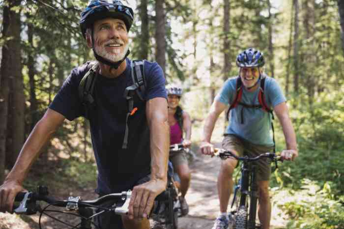 On a mountain bike: don't let hearing loss affect an active lifestyle