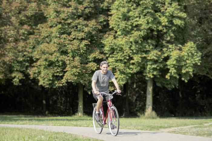 Man on bike