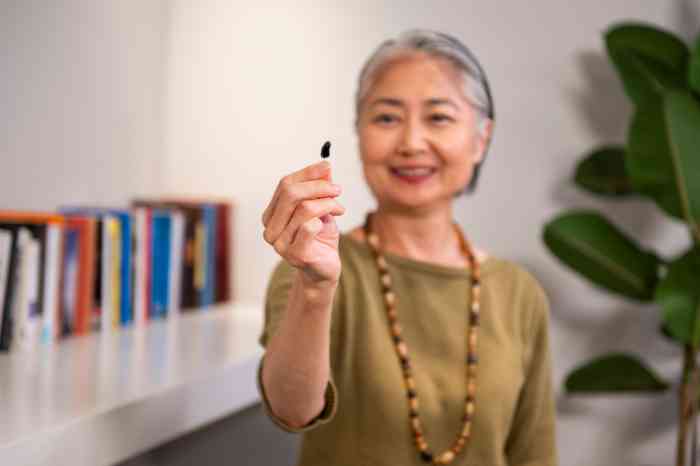 Young woman with a ponytail in the countryside