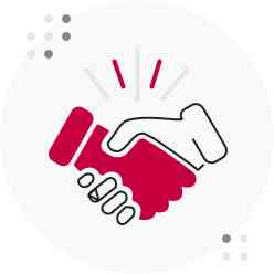 icona stretta di mano