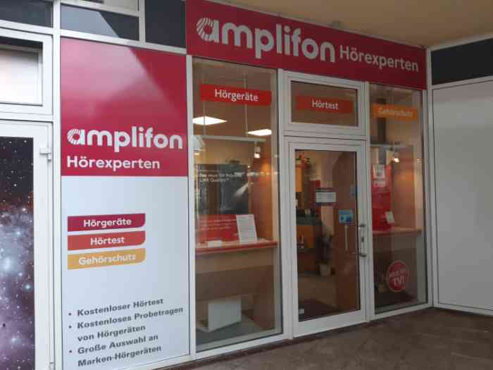 Außenansicht Amplifon Hörgeräte Halle Trotha