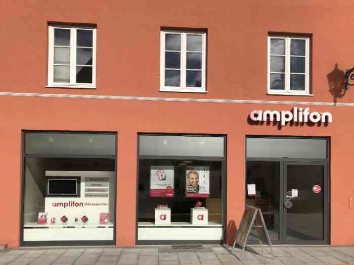 Außenansicht Amplifon Hörgeräte Memmingen