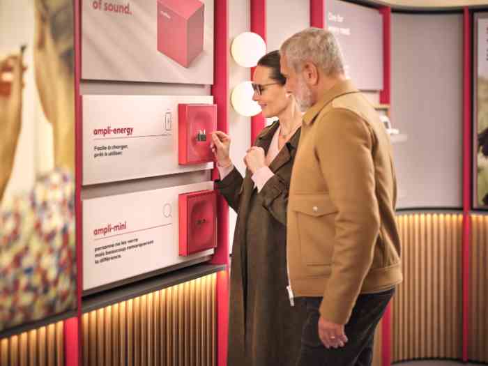 Appareil auditif contour d'oreille porté 