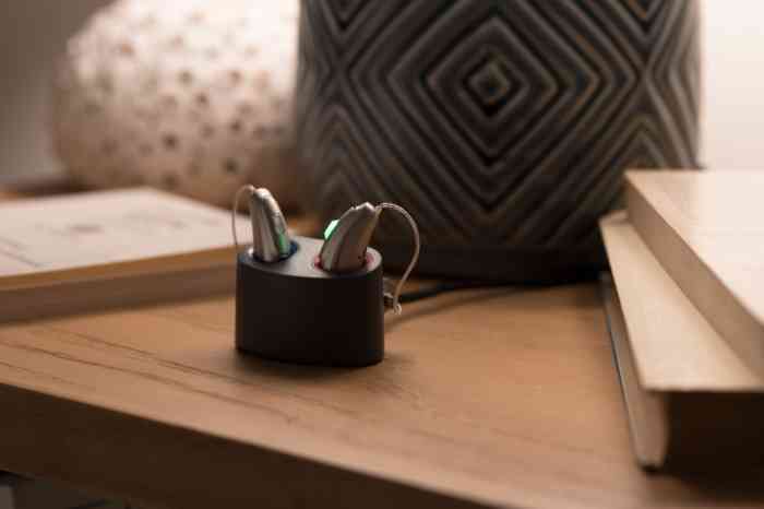 Support pour recharger ses appareils auditifs rechargeables pendant la nuit