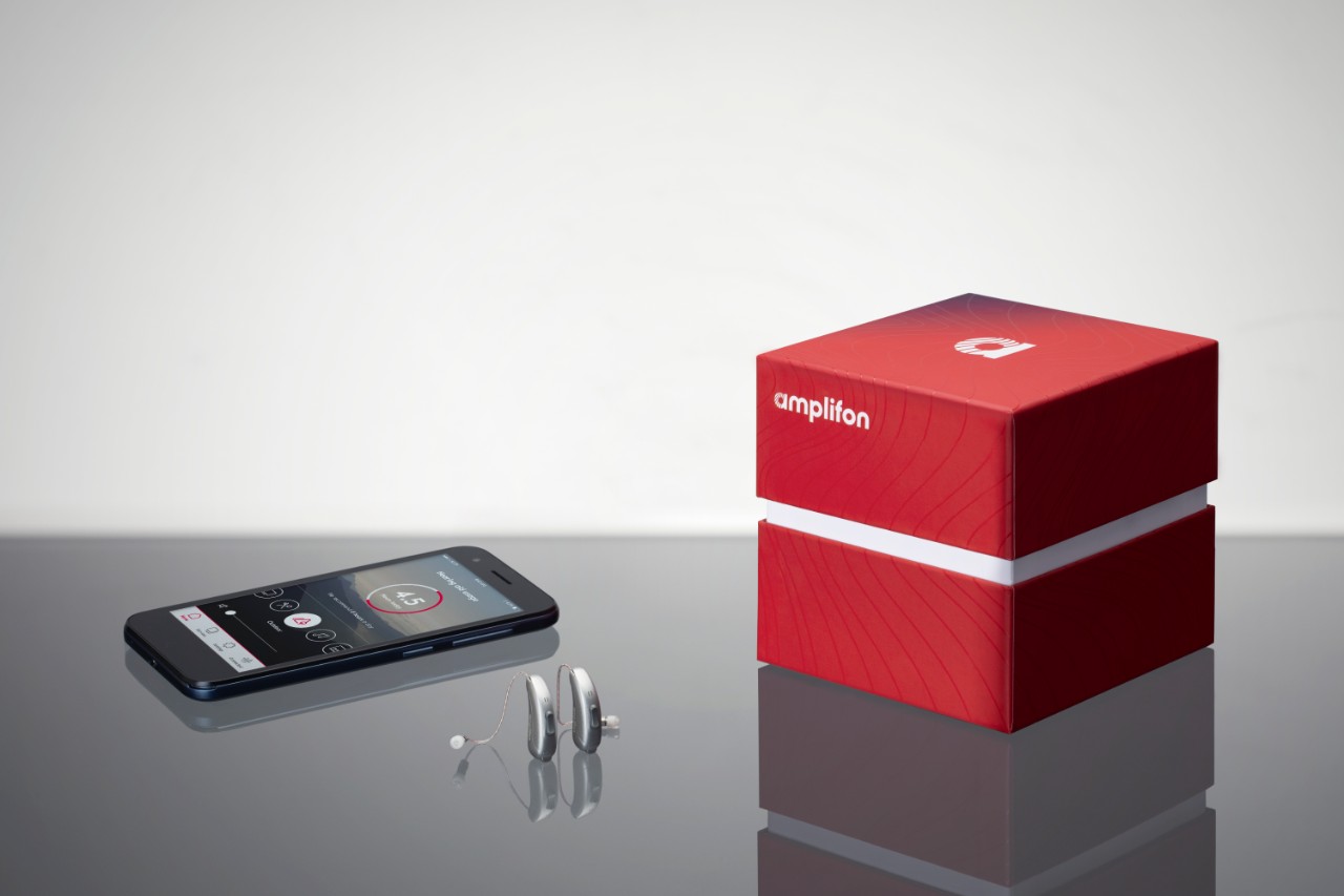 Handy und Amplifonbox