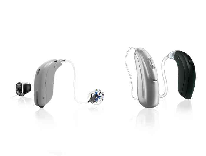 Verschiedene Hörgeräte-Modelle
