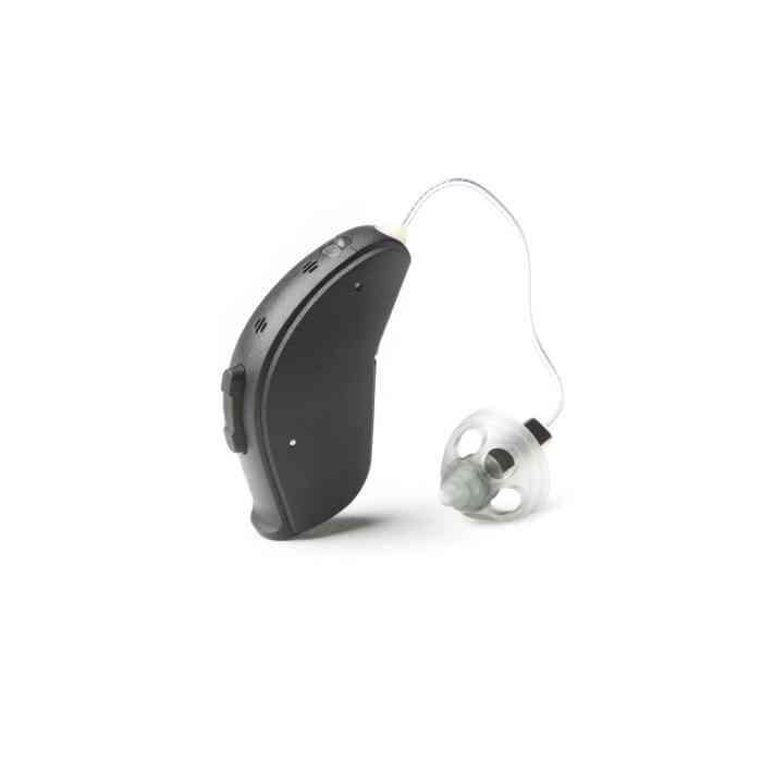 Receiver-in-the-canal hearing aid
