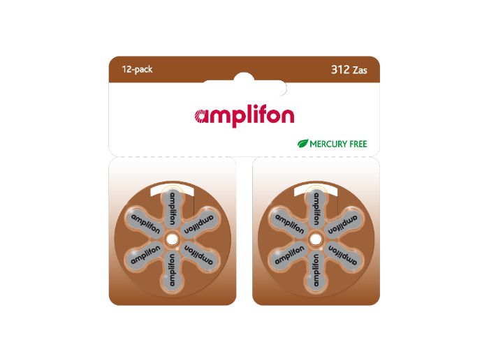 Amplifon mercury-free batteries for hearing aids