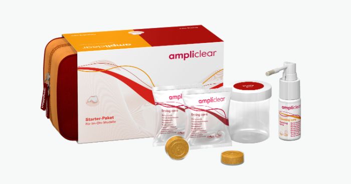 Ampliclear IdO cleaning kit for hearing aids