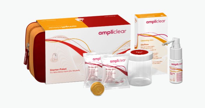 Ampliclear Mini BTE Cleaning Kit for hearing aids