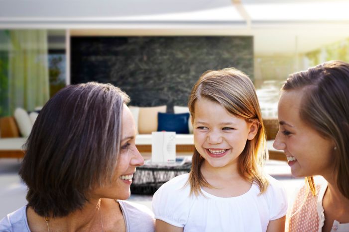 Mère avec ses filles