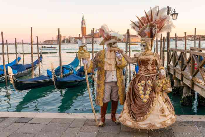 Maschele del carnevale di venezia